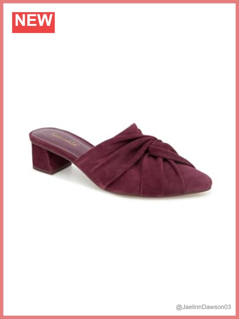 Splendid Women's Lanis Leather Mule Low Top Slip-On